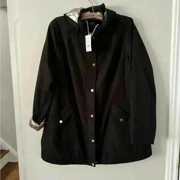 Laura  plus NWT jacket with hoodie - Picture 1 of 9